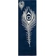 preview thumbnail 56 of 60, SAFAVIEH Handmade Soho Simi Peacock Feather N.Z. Wool Rug