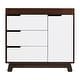 preview thumbnail 13 of 17, Babyletto Hudson Dresser with Removable Changing Tray Espresso/White