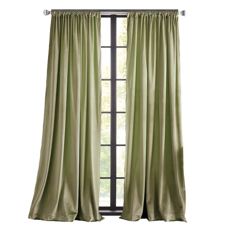 Martha Stewart Martha's Velvet Curtain Panel Pair