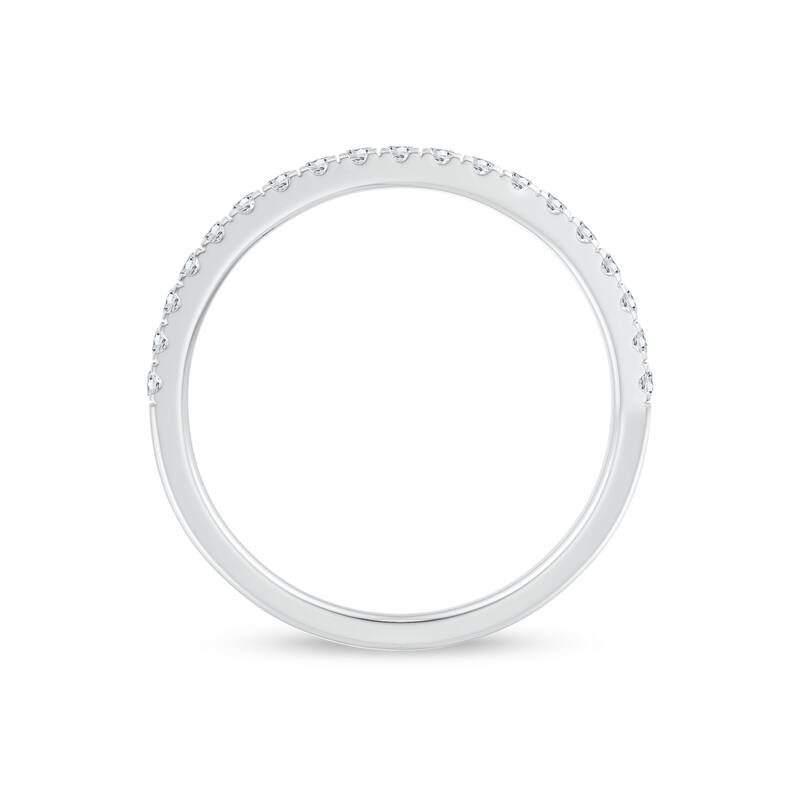 1/4ct TDW Diamond Wedding Band in 14K White Gold for Women