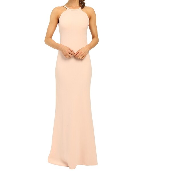 calvin klein light pink dress