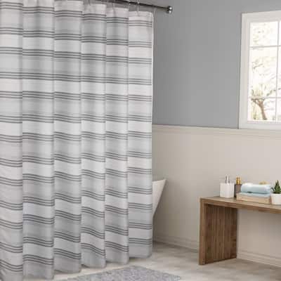 Beach Stripe Water Repellent Shower Curtain