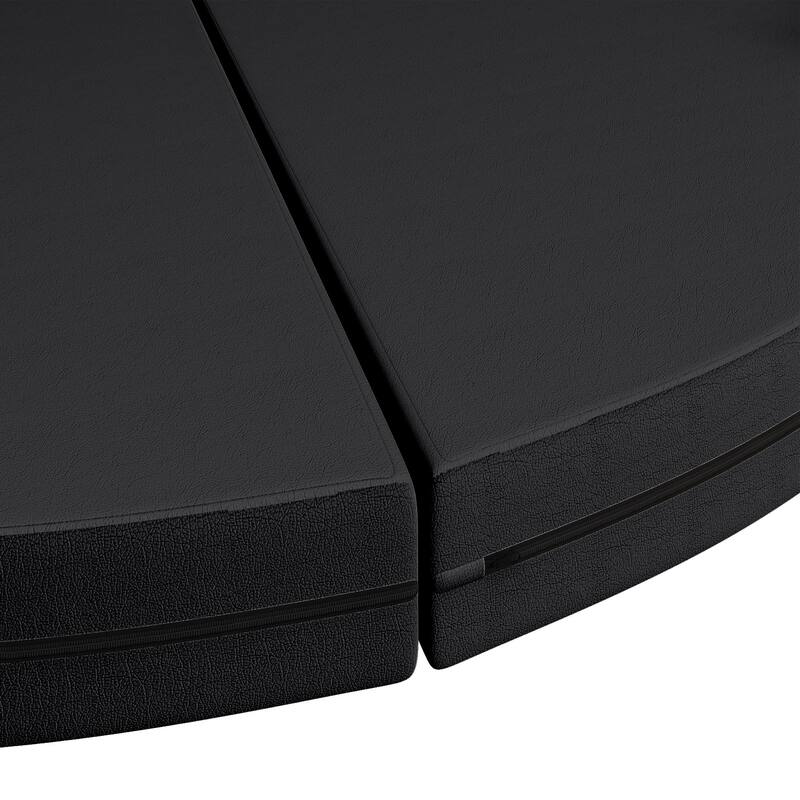 Foldable Pole Dance Safety Mat 3.5 Inch Thick EPE Foam Multi-Use Gymnastics Yoga Pilates Mat with Handles