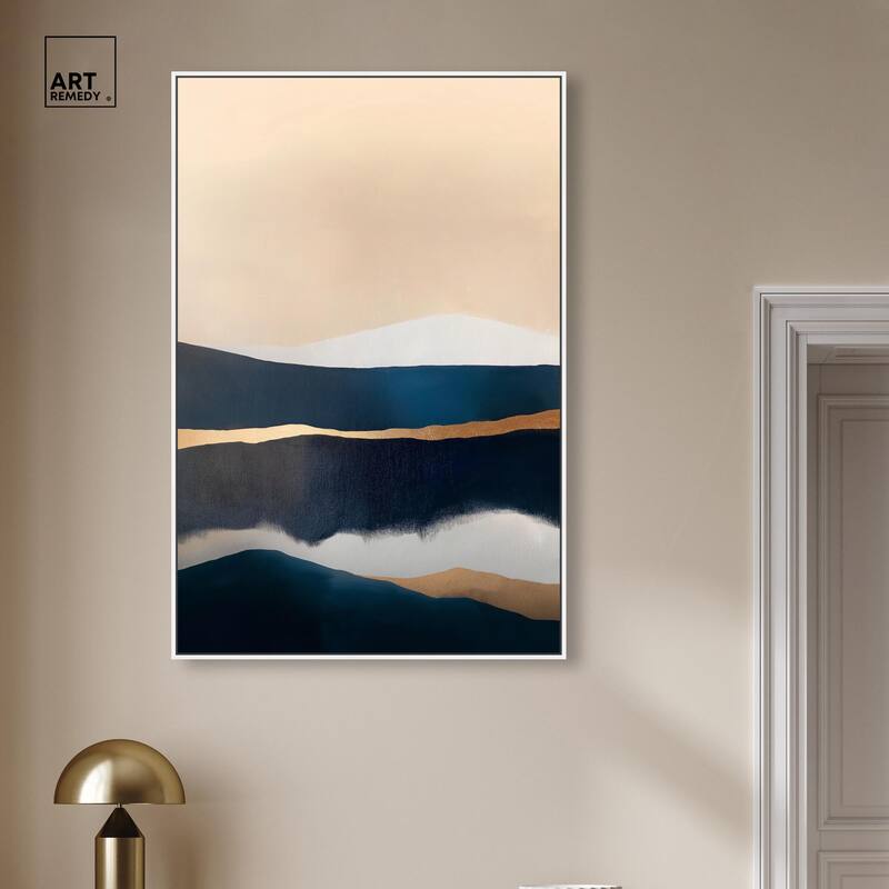 Golden Seam I Canvas by Art Remedy