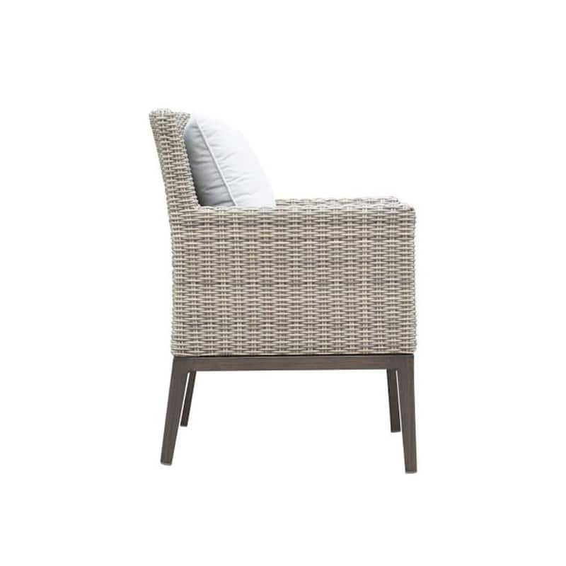 Mersin Patio Arm Chair, Light Gray