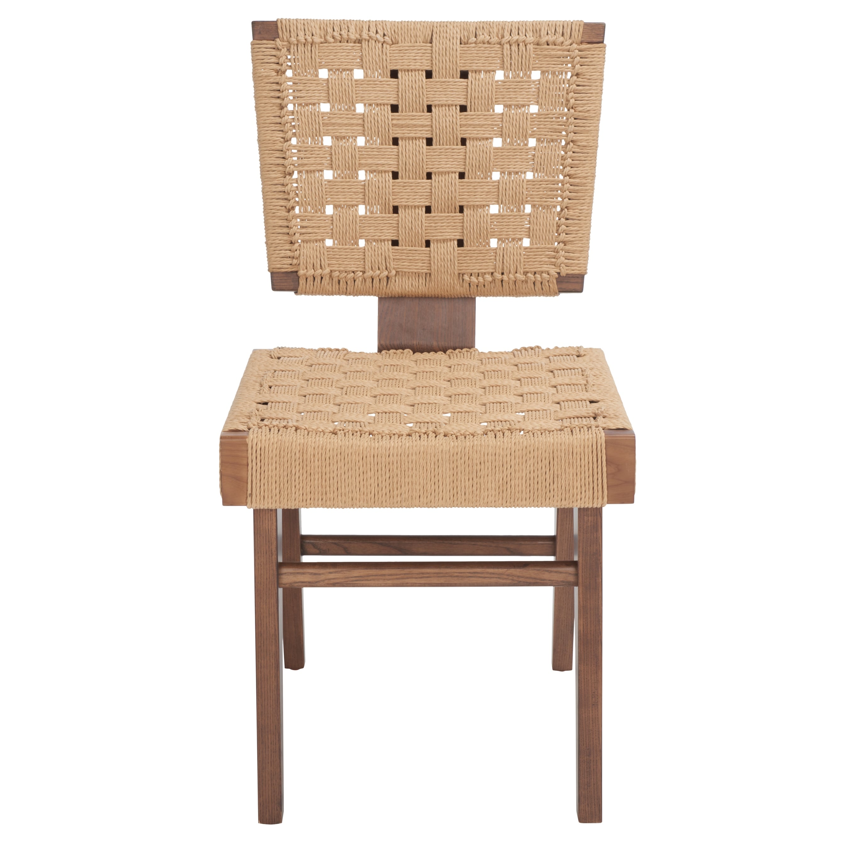 SAFAVIEH Couture Susanne Woven Dining Chair Set of 2 19 in. W