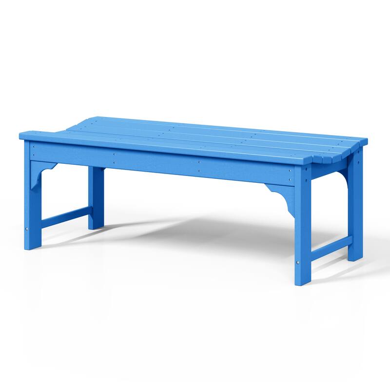Polytrends Laguna Hdpe All Weather Outdoor Patio 48" Bench
