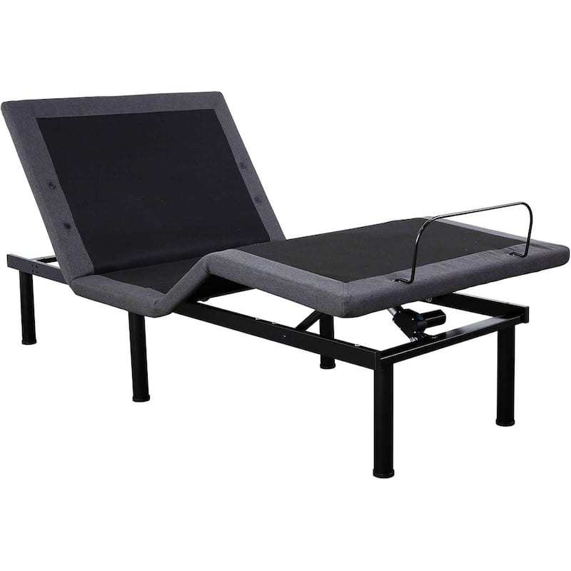 Queen Twin XL Adjustable Bed Frame, Electric Bed Base with Wireless Remote and 1 USB Port, Head and Foot Incline - Twin xl