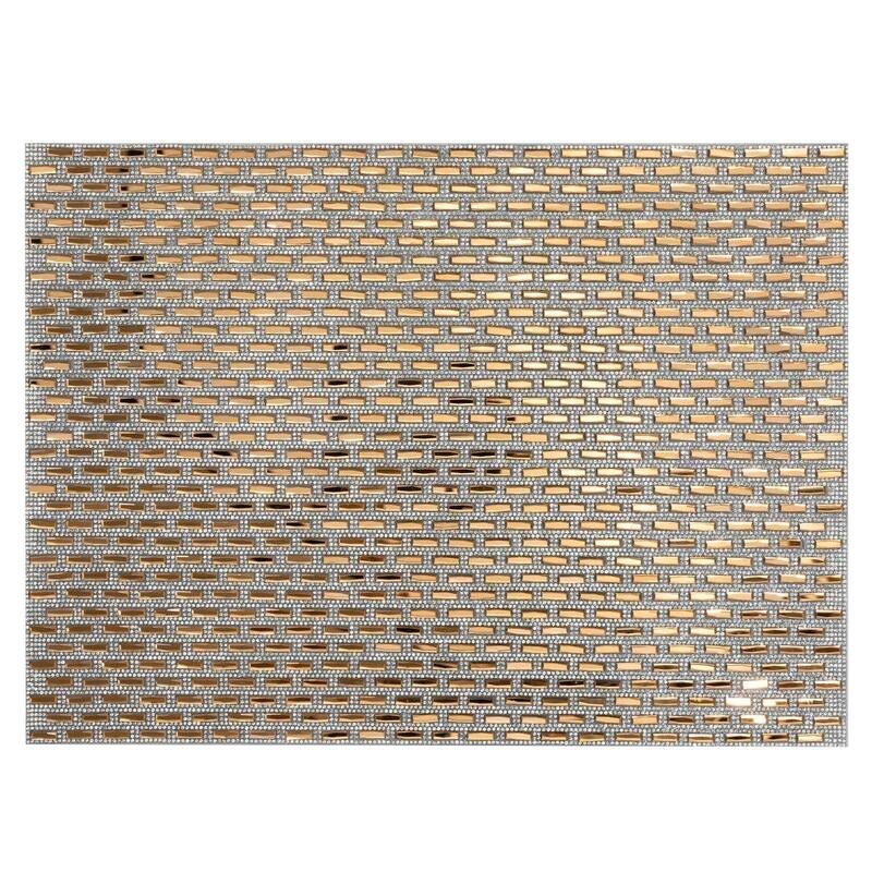 Sparkles Home Rhinestone Park Avenue Placemat - Topaz
