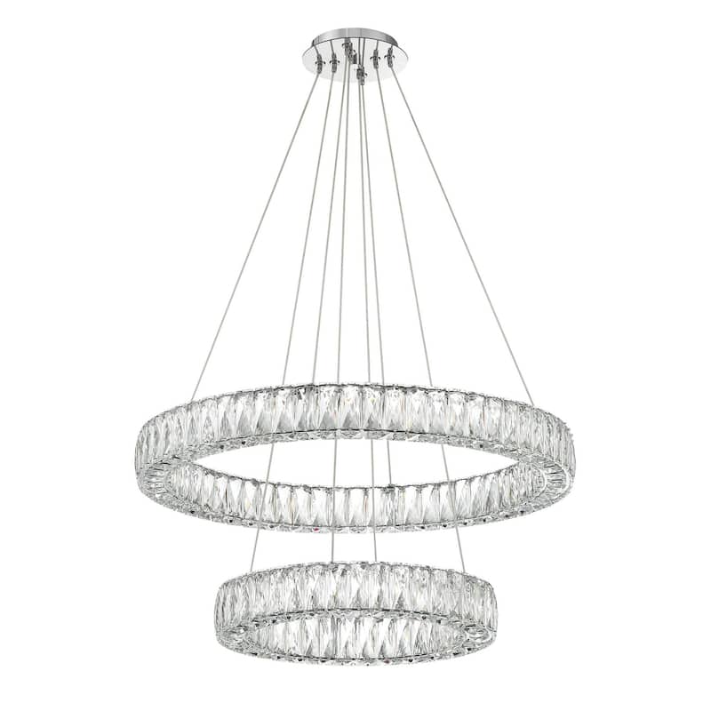 LED Chrome Chandelier