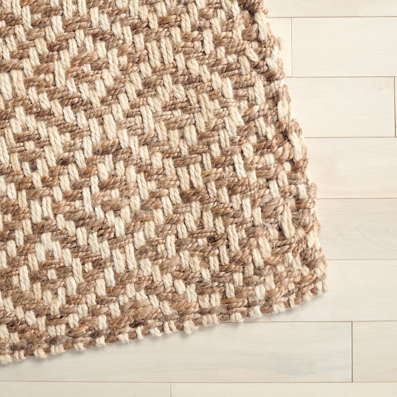 Martha Stewart Handmade Dieuwertje Contemporary Jute Rug