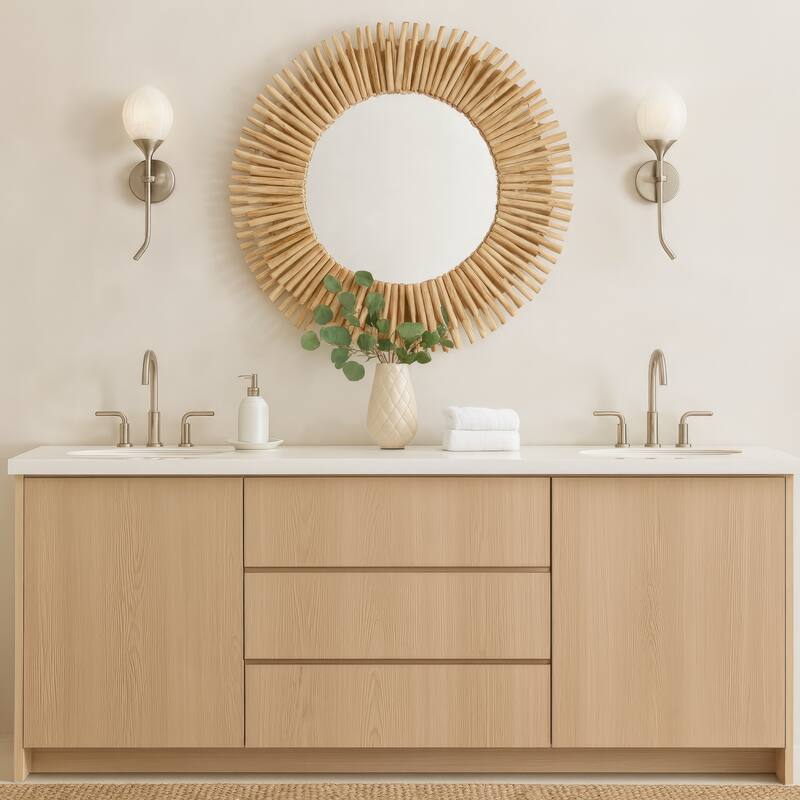Varaluz Drifter Wall Mirror - Natural Driftwood