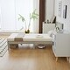 preview thumbnail 45 of 45, Twin Size Solid Wood Platform Bed Frame With Headboard White