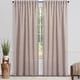 preview thumbnail 16 of 29, Chanasya Textured Kitchen Bedroom Semi-Sheer Window Curtain Panel Pair (Set of 2)