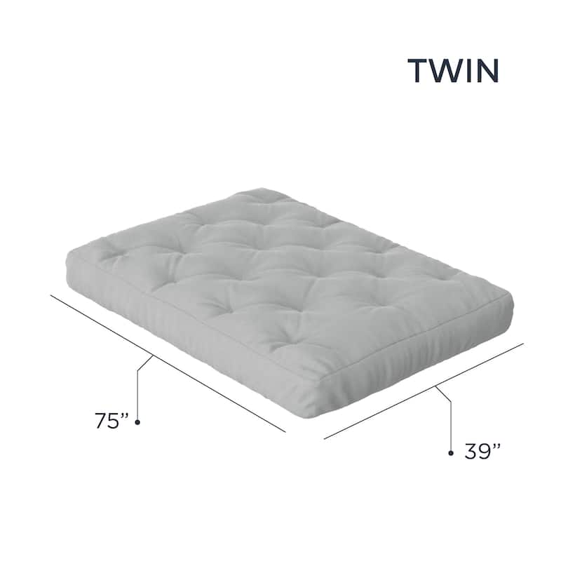 Loosh Home 10" Canvas Futon Mattress