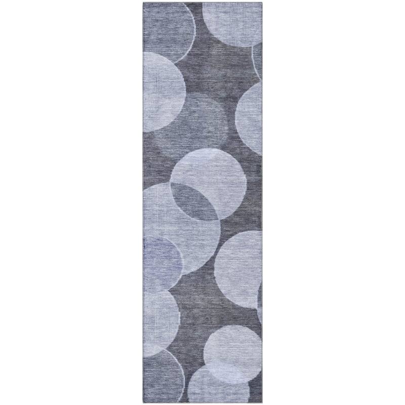 Premium Washable Super Soft Contemporary Bubbles Mayfield Rug