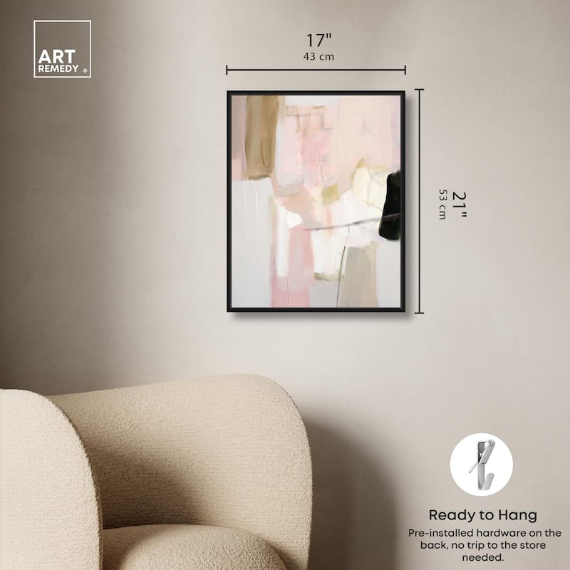 Pistachio Pink II Canvas by Art Remedy
