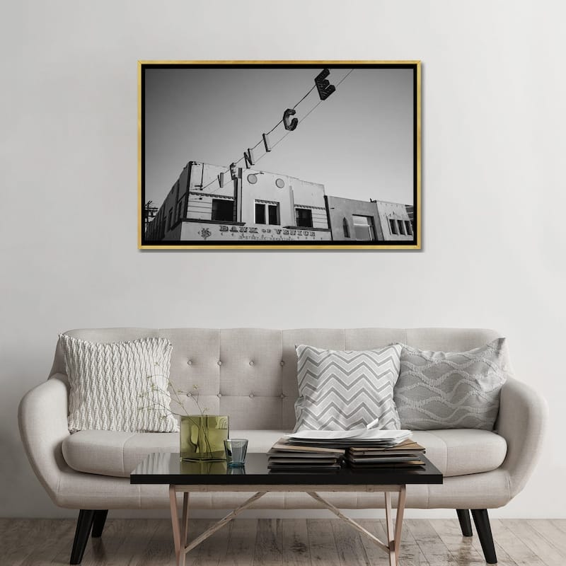 iCanvas "Venice Beach California IV" by Bethany Young Framed Canvas Print