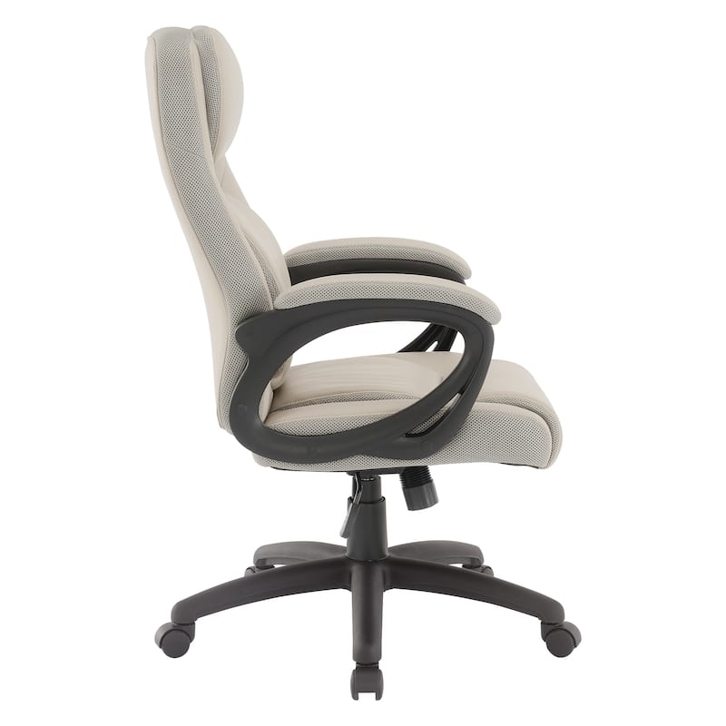 Managers Office Chair with Faux Leather with Padded Arms