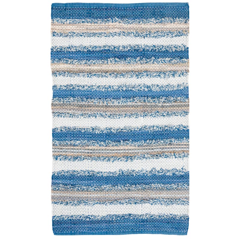 SAFAVIEH Handmade Flatweave Montauk Mridalini Casual Cotton Rug