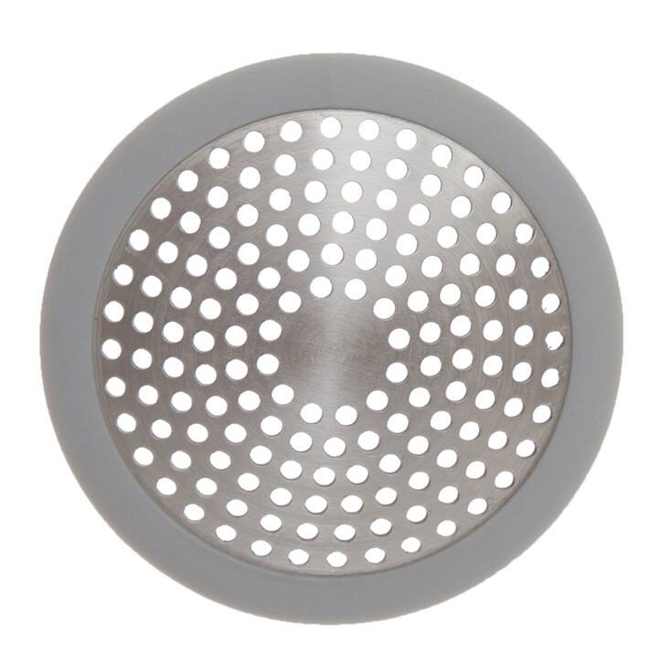 Kenney Rust-Proof Bathtub and Shower Drain Cover, 2.8" Diameter - Silver