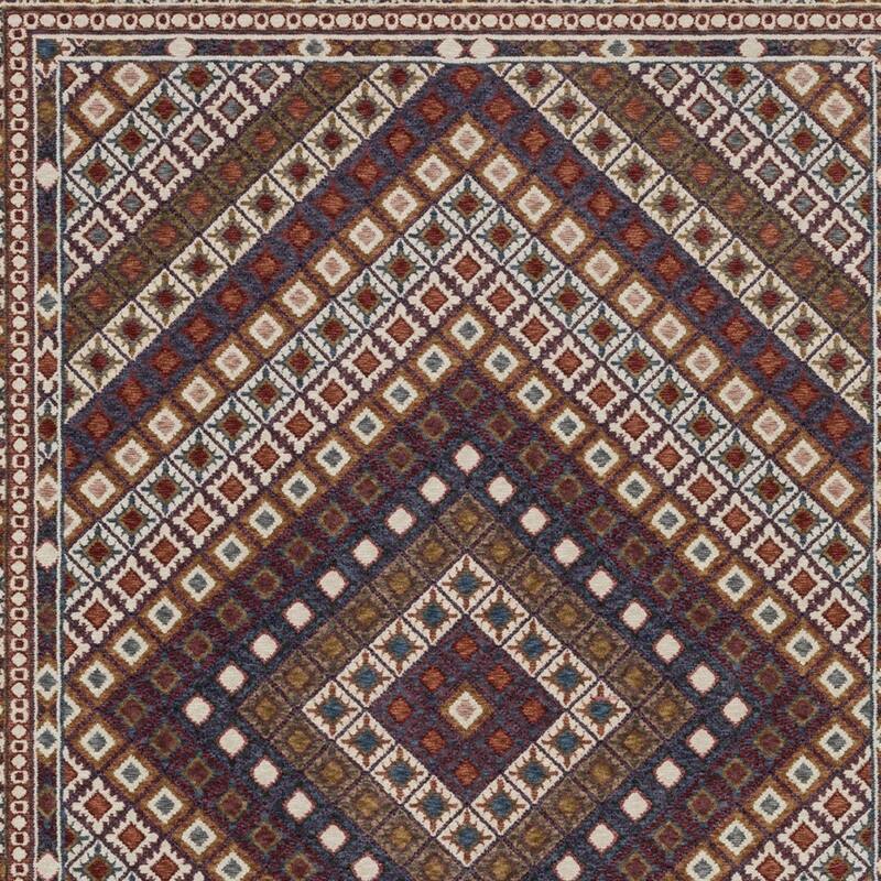 HomeRootsDiamond Bohemian Runner Area Rug