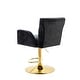 preview thumbnail 66 of 76, Loreto Modern Tufted Velvet Swivel chair with Adjustable Height by HULALA HOME