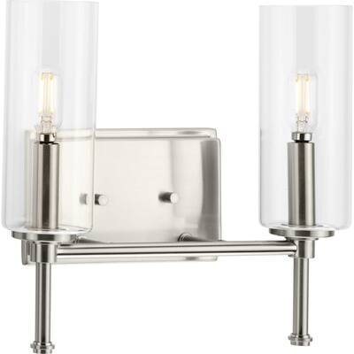 Progress Lighting P300357 Elara 2 Light 13" Wide Bathroom Vanity Light