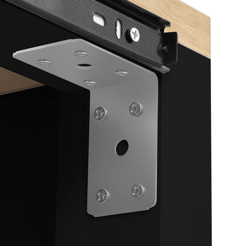 47.20'' Rubber Wood Kitchen Island with Extendable Dining Table, Power Outlet, and 2 Drawers - 47.2'' x 33.5'' x 36.75''