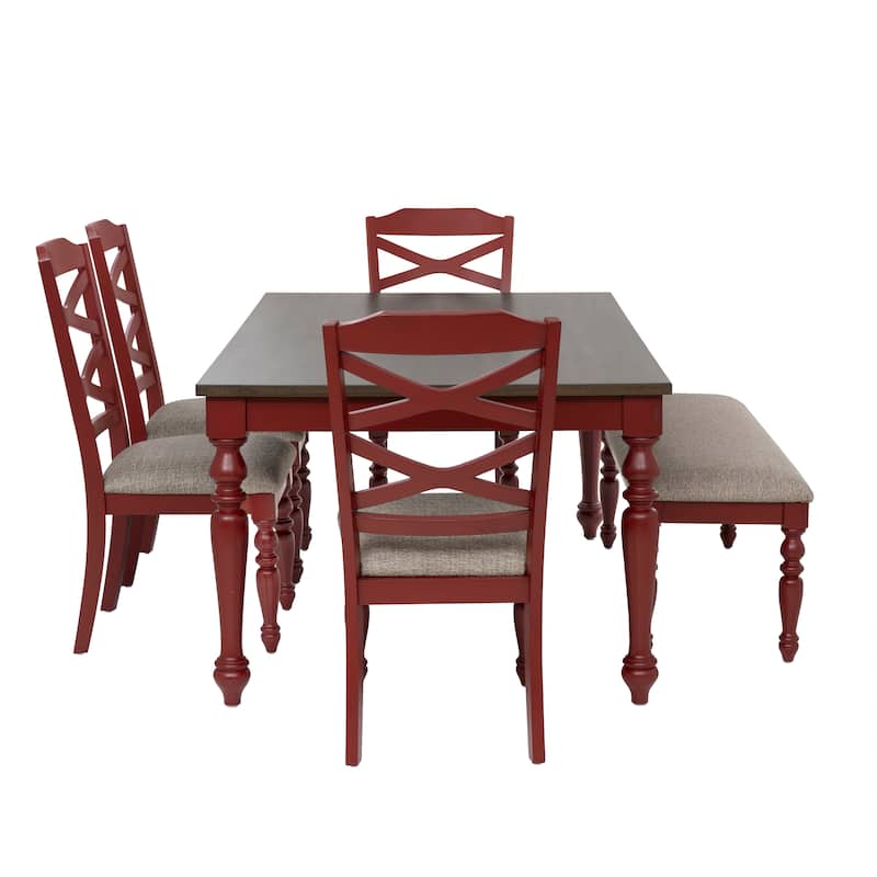 Aster 6PC Rectangle Dining Set