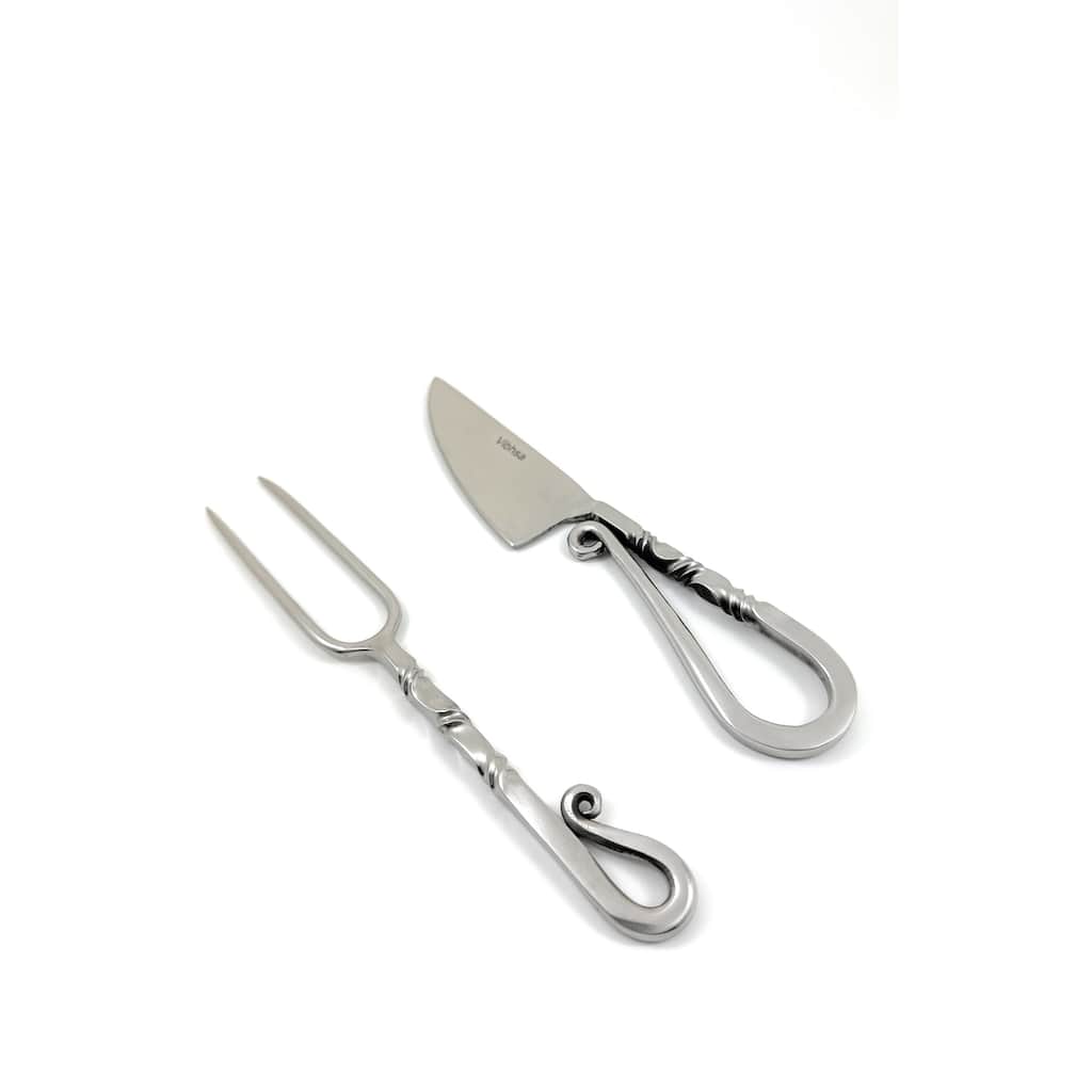 Vibhsa Luxe Collection Silver Carving Set of 2