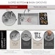 preview thumbnail 9 of 23, Undermount 33" Workstation Single-Bowl Stainless Steel Kitchen Sink