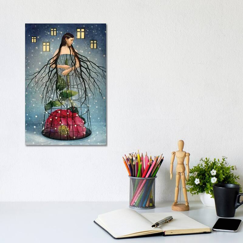 iCanvas "Five Of Pentacles" by Catrin Welz-Stein Canvas Print - 12x8x0.75