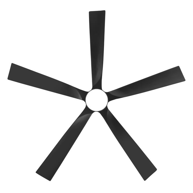 WINGBO 52" and 60" Solid Wood DC Motor Integrated LED Ceiling Fan with Remote
