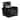 Offex Black Leather Guest Chair with Tablet Arm, Front Wheel Casters and Cup Holder - Not Available