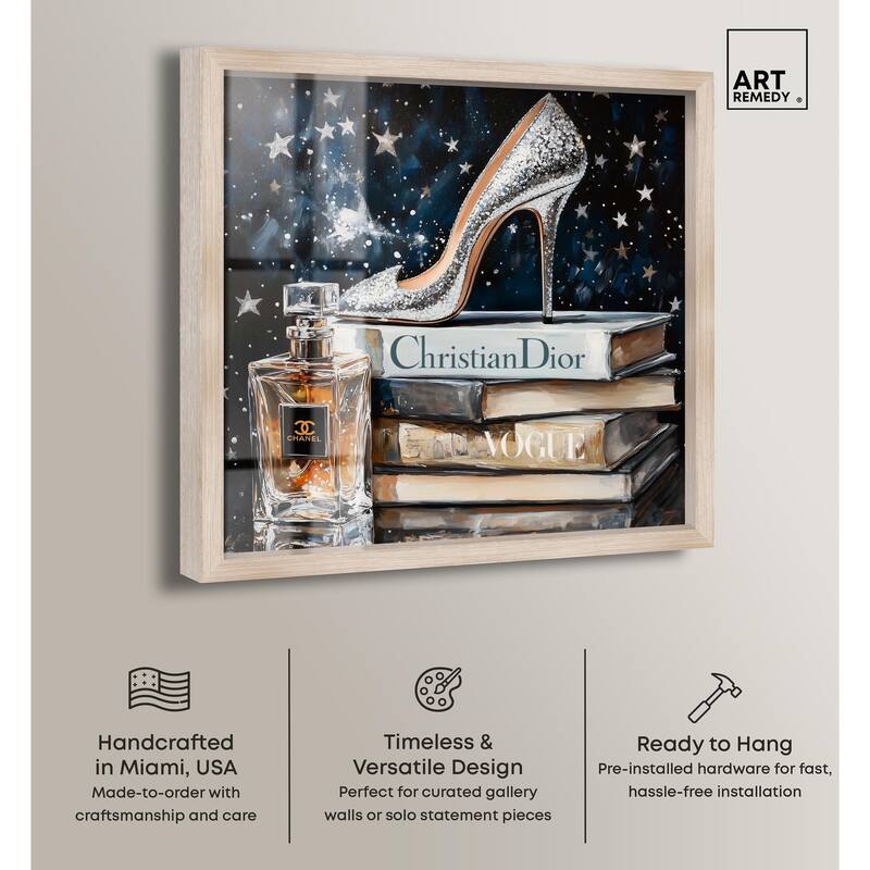Sparkling Stars Heel Shadowbox by Art Remedy