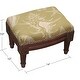 preview thumbnail 6 of 6, The Curated Nomad Algiers Seashells Nail-head Trim Footstool