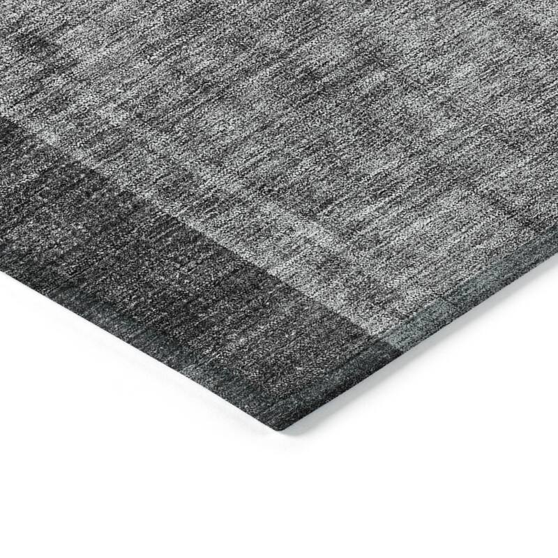 HomeRoots Geometric Transitional Rectangle Outdoor Rug