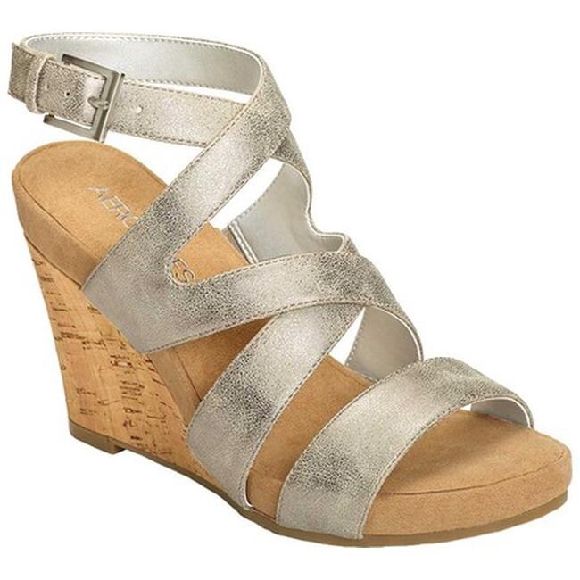 Aerosoles silver plush Clearance