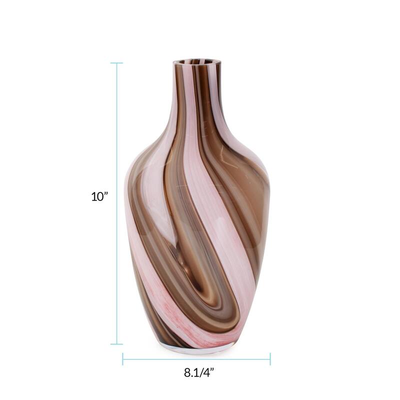 Neapolitain Glass Vase- Small