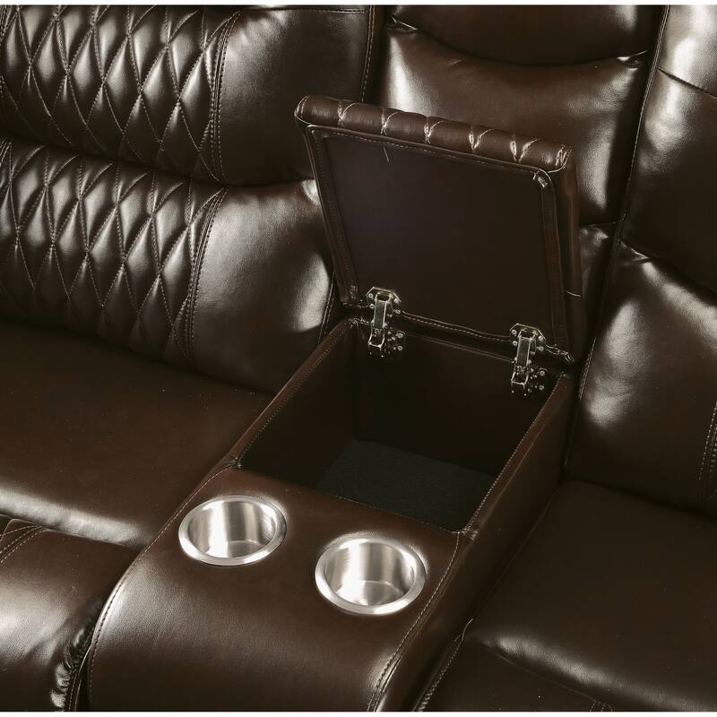 Livette Saddle Arm Motion Loveseat
