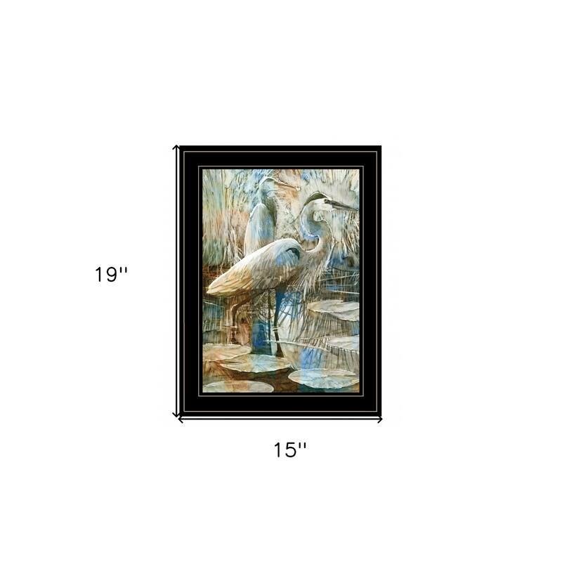 Marsh Herons I 2 Black Framed Print Wall Art Bed Bath & Beyond 39740180