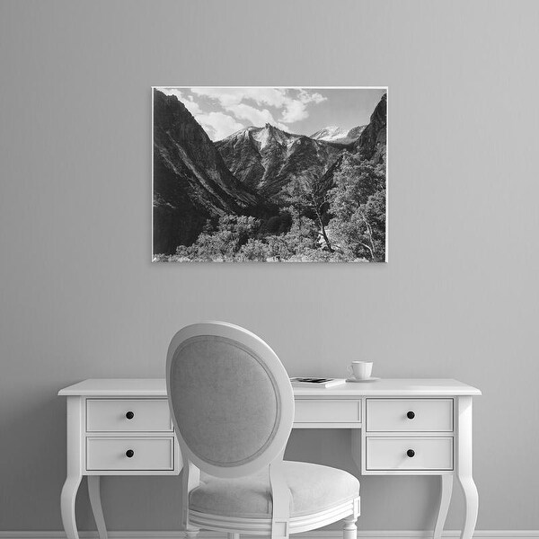 Easy Art Prints Ansel Adams's 'Paradise Valley, Kings River Canyon' Premium Canvas Art