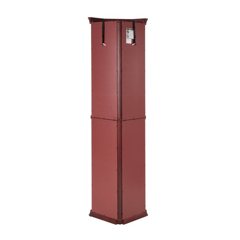 Corner Curio Cabinet with Lights, Adjustable Tempered Glass Shelves
