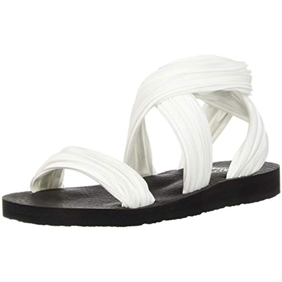 skechers yoga foam white