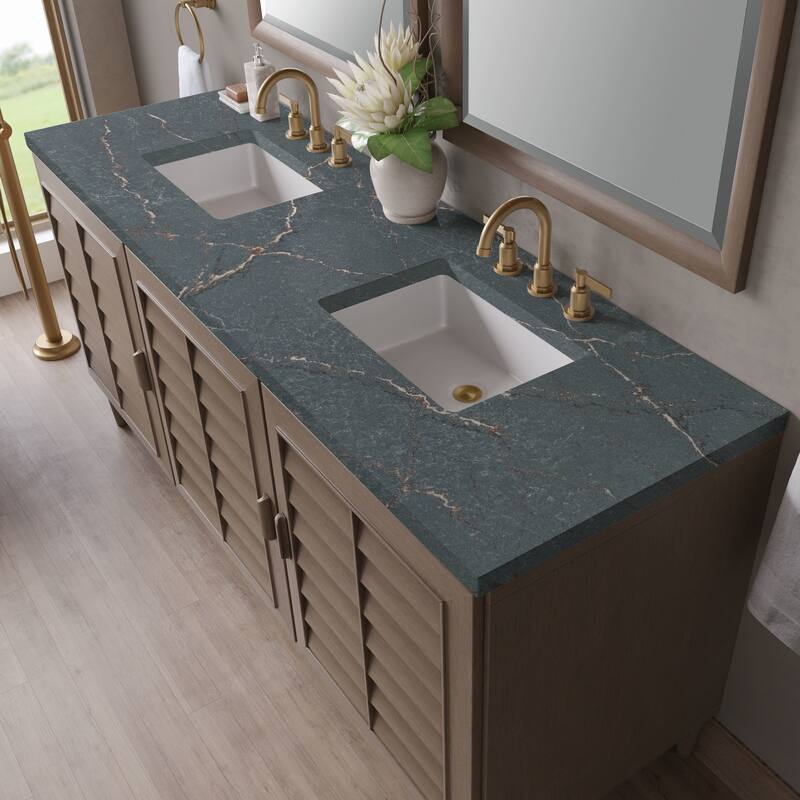 James Martin Vanities 620-V72-FPBL Portland 72" Free Standing Double