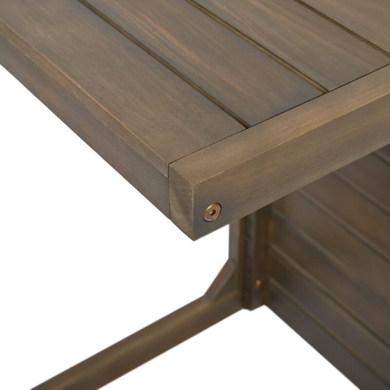 Christopher Knight Home - Mira Outdoor Stylish Acacia Wood and Rattan Set