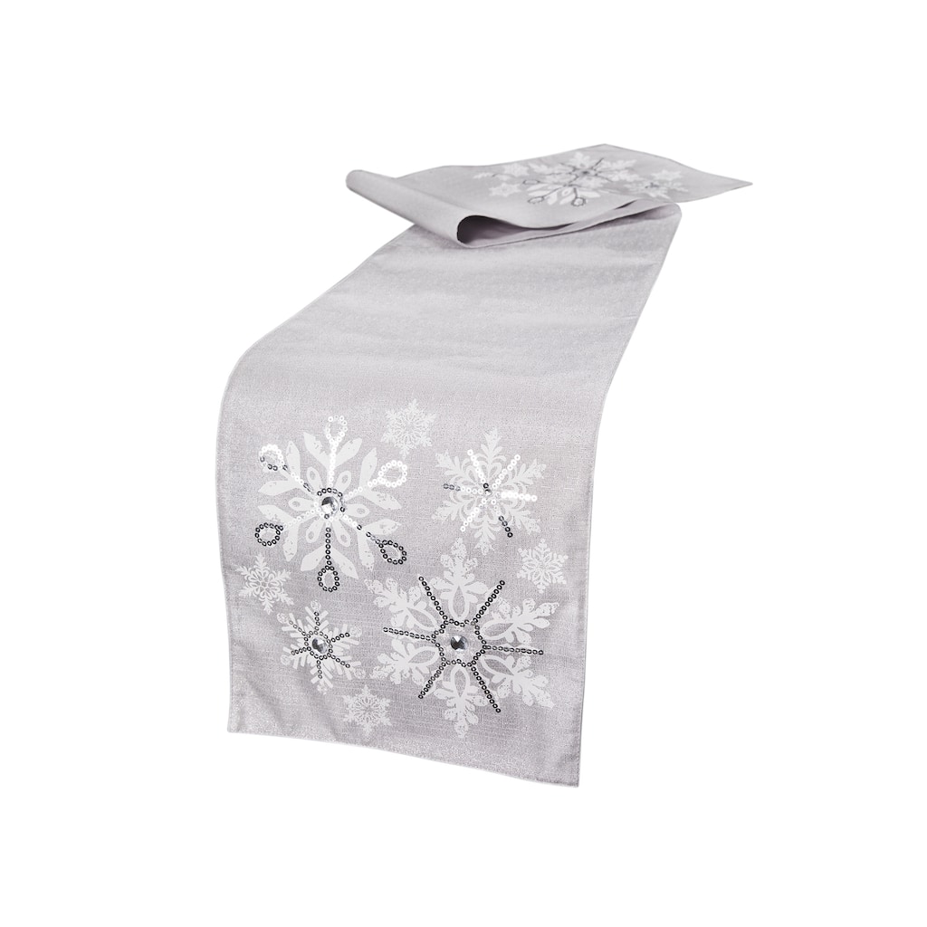 Glistening Snow Table Runner