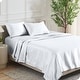 preview thumbnail 1 of 22, Bare Home Poly Satin Sheet Set California King - White