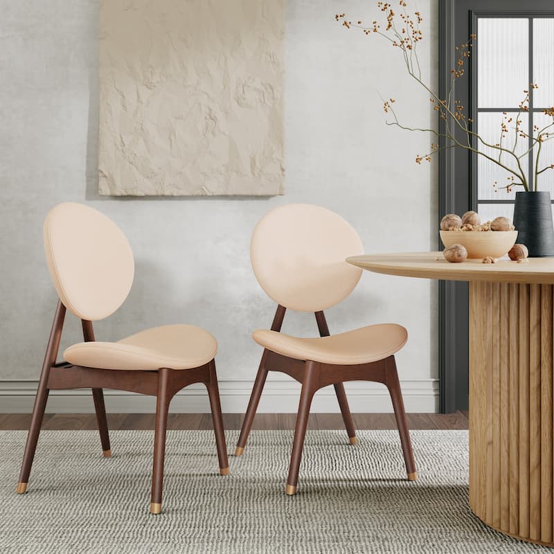 Christopher Knight Home - Nomi Modern Upholstered Indoor Dining Chair with Curved Back Support